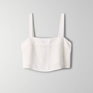 Aritzia Wilfred Free Pasha crop tank
